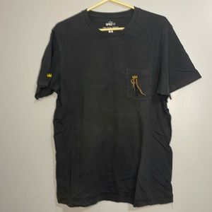 Grey Uniqlo SPRZNY Jean-Michel Basquiat S/S pocket tee